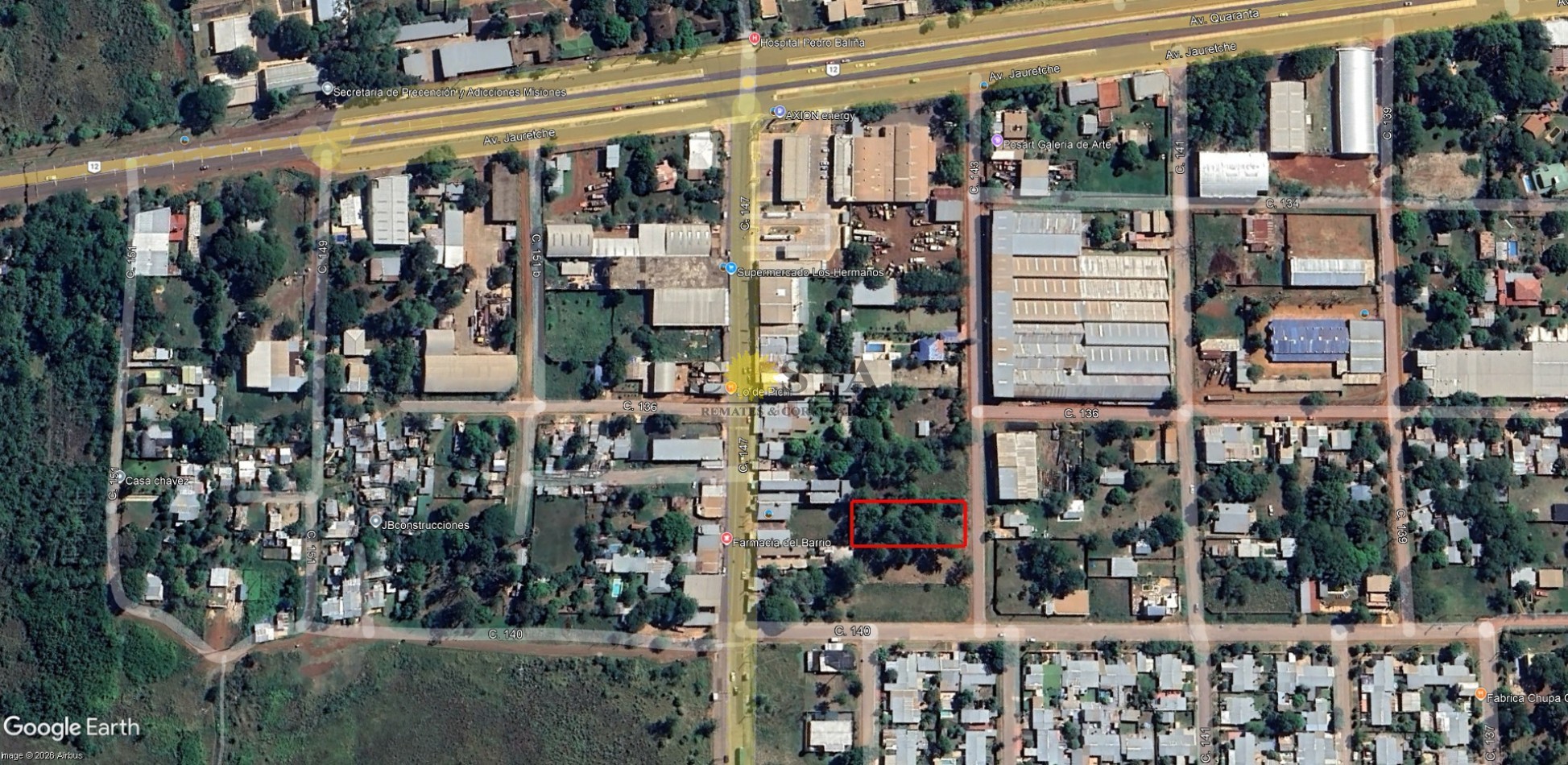 AMPLIO TERRENO A 250 MTS. DE AV. QUARANTA, ITAEMBE MINI, POSADAS. MISIONES