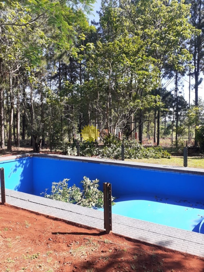 CASA QUINTA EN 5,4 HAS. DE SANTA INES, GARUPA, MISIONES. 