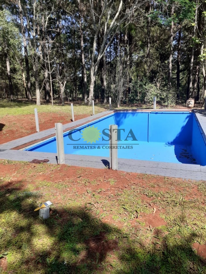 CASA QUINTA EN 5,4 HAS. DE SANTA INES, GARUPA, MISIONES. 