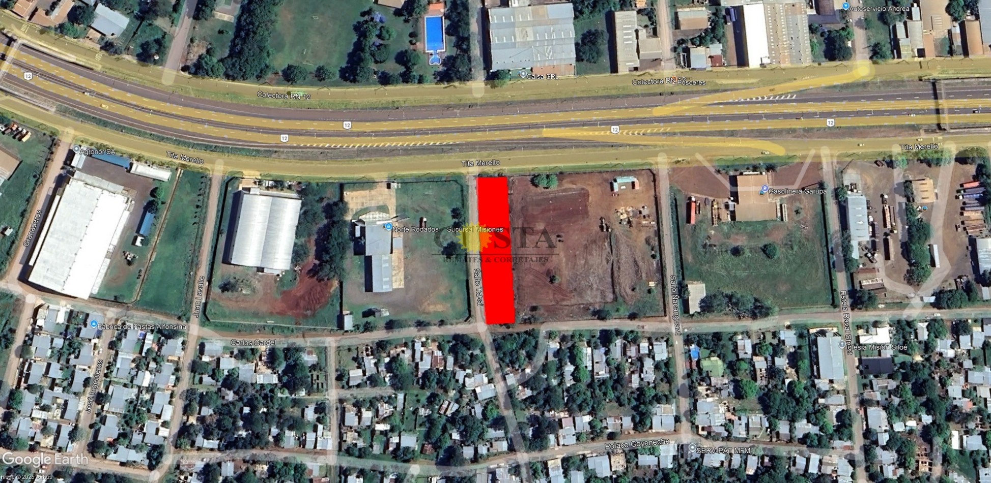 GRAN TERRENO S/AV. COLECTORA DE GARUPA, MISIONES